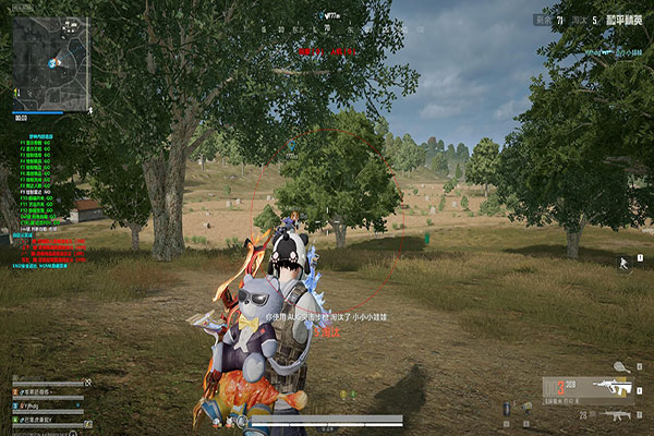 CF yt透视透视自瞄效果